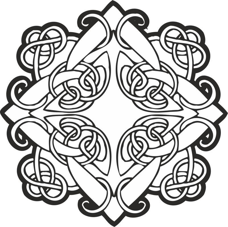 Celtic ornament Free CDR Vectors Art