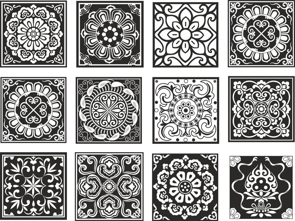 Chinese Pattern Design Free CDR Vectors Art