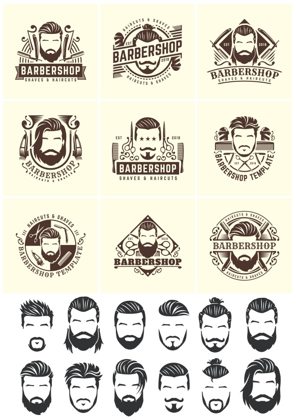 Barbershop Free CDR Vectors Art