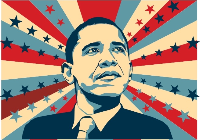 Barack Obama Free CDR Vectors Art