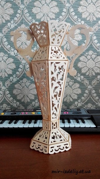 Vases Plywood 3D CNC Plans Free CDR Vectors Art