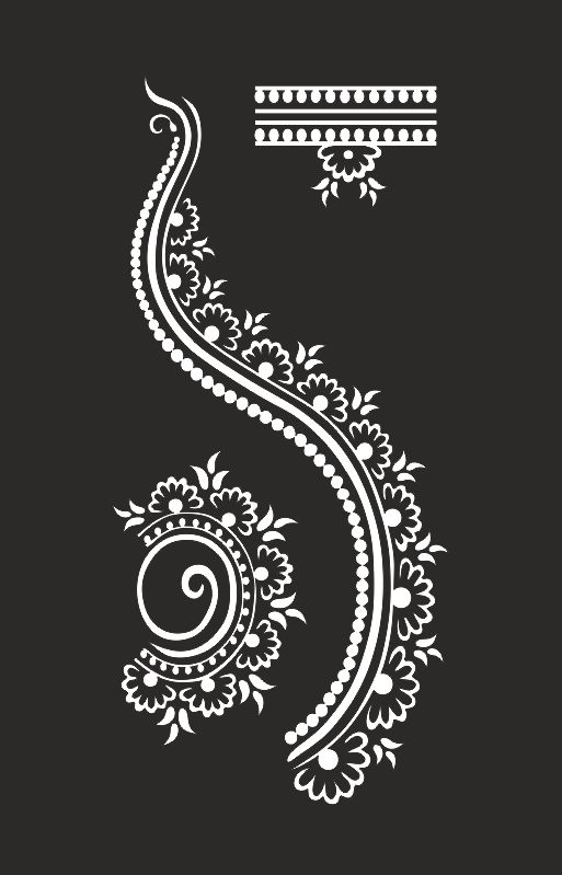 Henna design Free CDR Vectors Art