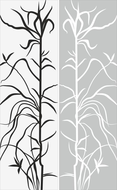 Tree And Leaf Abstract Pattern Sandblast Pattern Free CDR Vectors Art