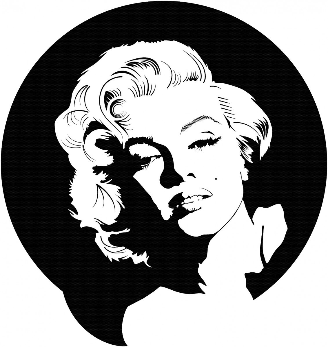 Marilyn Monroe 2210 Free CDR Vectors Art