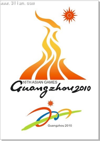 2010 asian games banner fire icons colorful design Free CDR Vectors Art for Free  Download