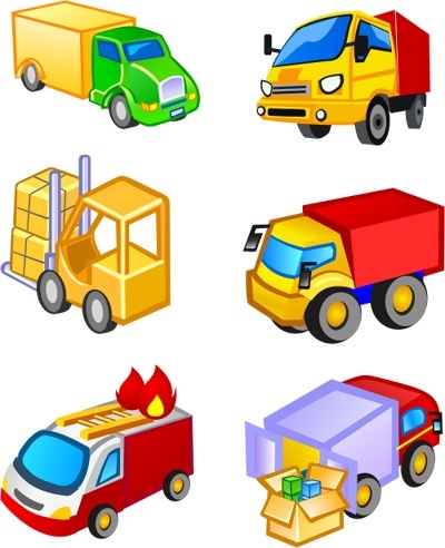 Transport icons Free CDR Vectors Art