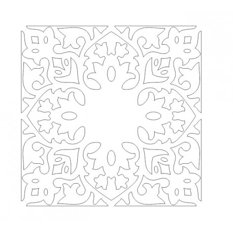 Cnc Panel Laser Cut Pattern File cn-h221 Free CDR Vectors Art