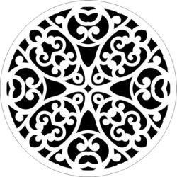 Decorative Motifs Circle k303 Download For Laser Cut Free DXF File