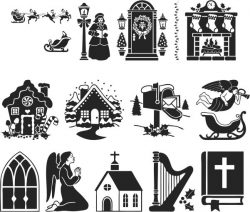Classic Symbols For Print Or Laser Engraving Machines Free CDR Vectors Art