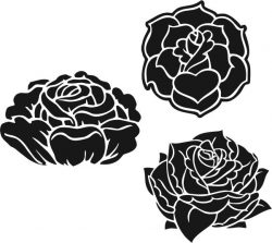 Beautifully Carved Flower Pattern Download For Laser Engraving Machines Free DXF File