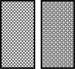 Oriental Art Dividers Download For Laser Cut Plasma Free DXF File