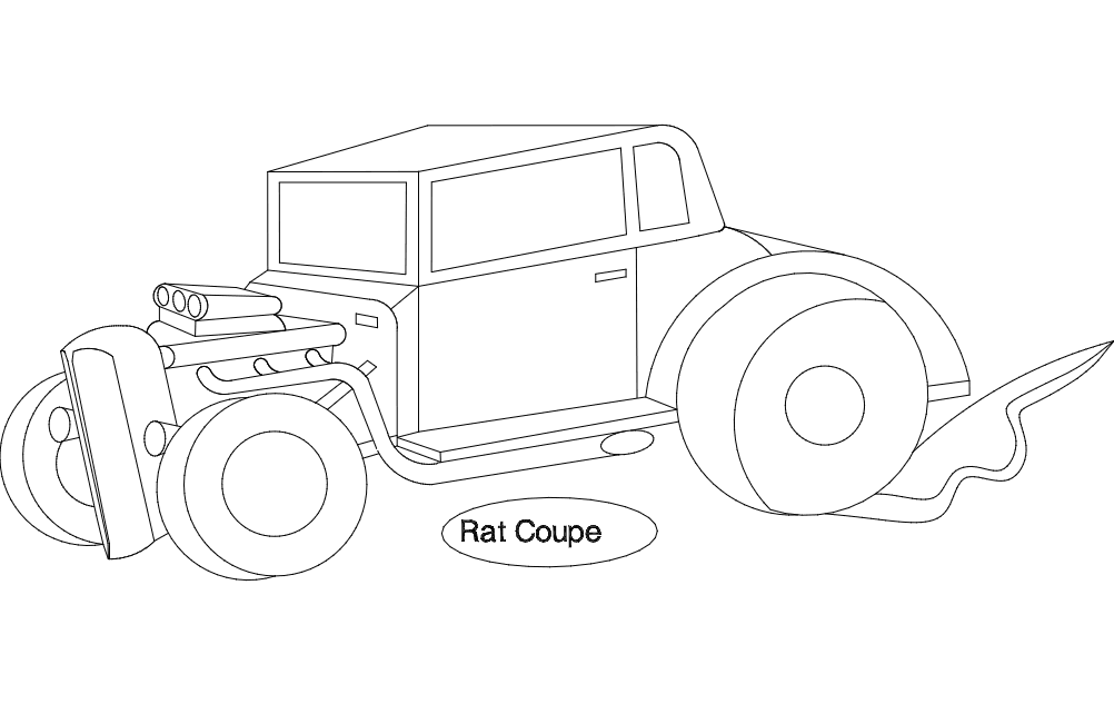 Ratcoupe Car Free DXF File