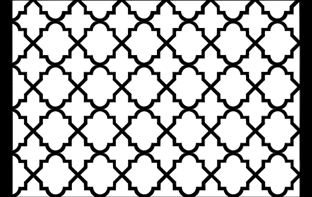 Turkish Pattern Art Free DXF File