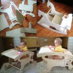 Assembling A toddler’s Feeding Chair For Laser Cut Cnc Free CDR Vectors Art