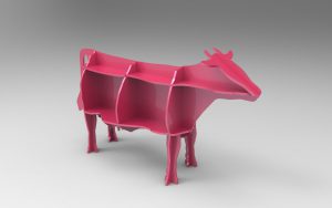 Cow Shelf Puzzle Free CDR Vectors Art