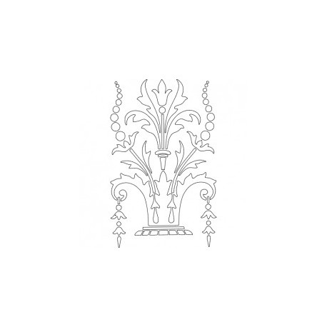 Decorative Floral f55 Free DXF File