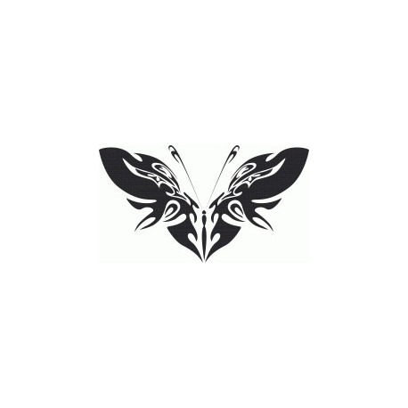 Tribal Butterfly Art 42 Free DXF File