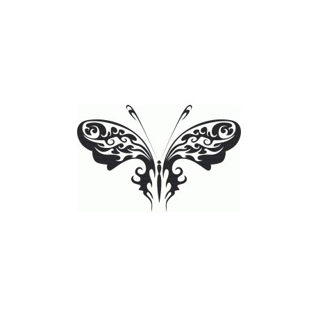 Tribal Butterfly Art 30 Free DXF File