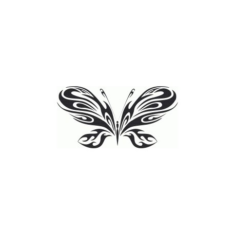 Tribal Butterfly Art 20 Free DXF File