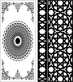 Star Baffles And Islamic Circle For Laser Cut Cnc Free DXF File