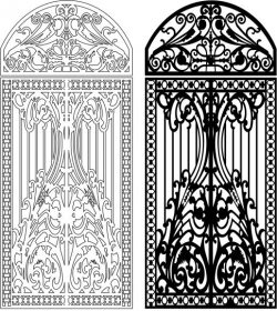 Design Of Iron Arches For Laser Cut Cnc Free CDR Vectors Art