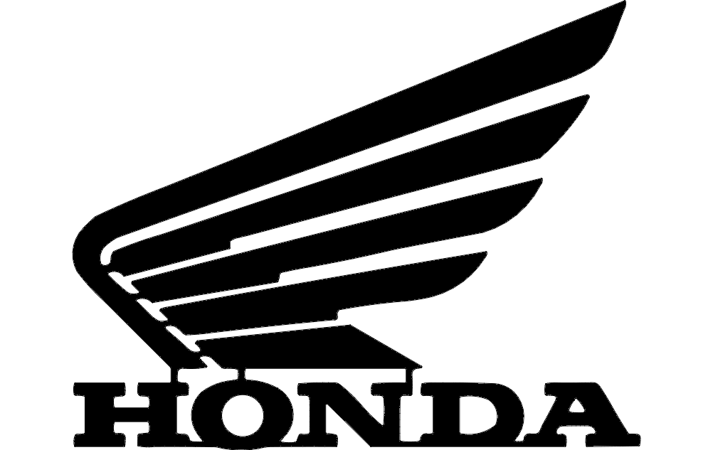 Honda Motorcycle Wing Free DXF File