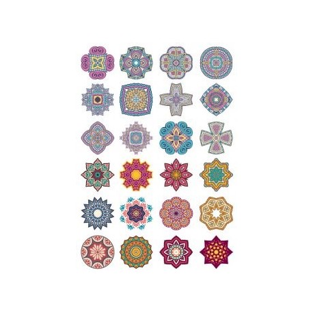 Mandala Flower Doodle Ornaments Free CDR Vectors Art