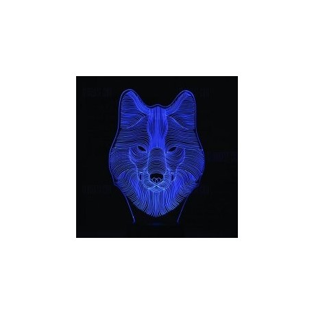 Wolf 3d Led NightLight Free CDR Vectors Art