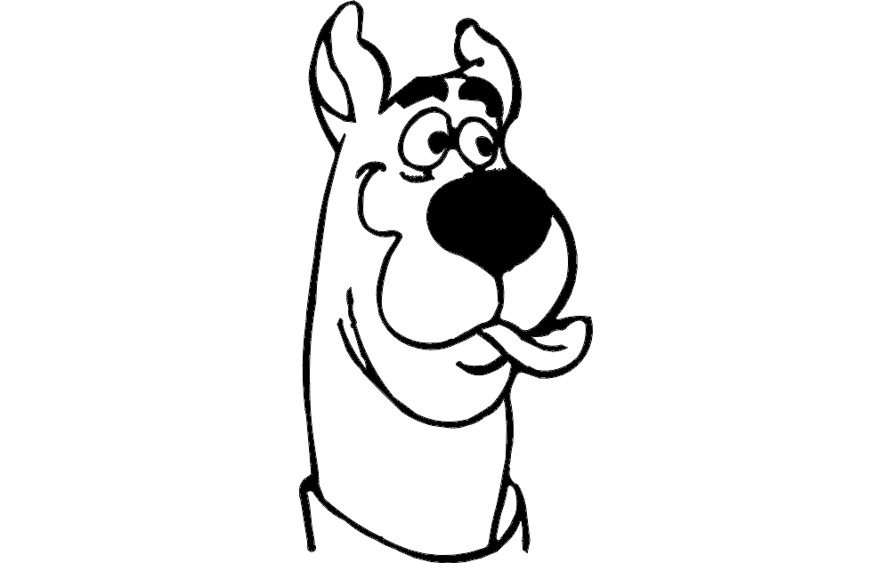 Scooby Doo Cartoon Free DXF File
