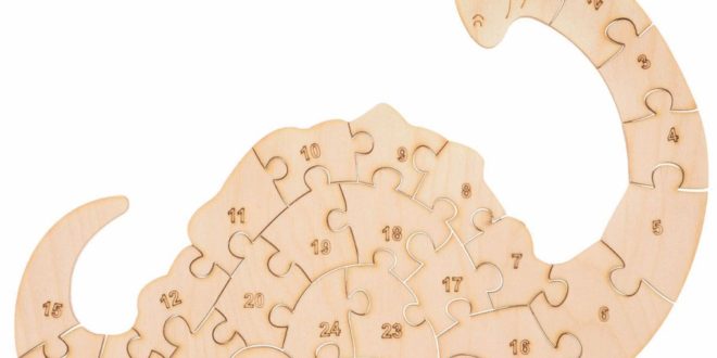 Dino Puzzle Laser Cut Layout Template Free CDR Vectors Art