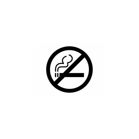 No Smoking Sign Free DXF File