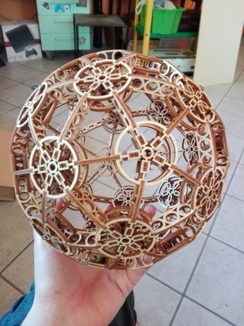 Cnc Laser Cut Design Beautiful Ball Free CDR Vectors Art