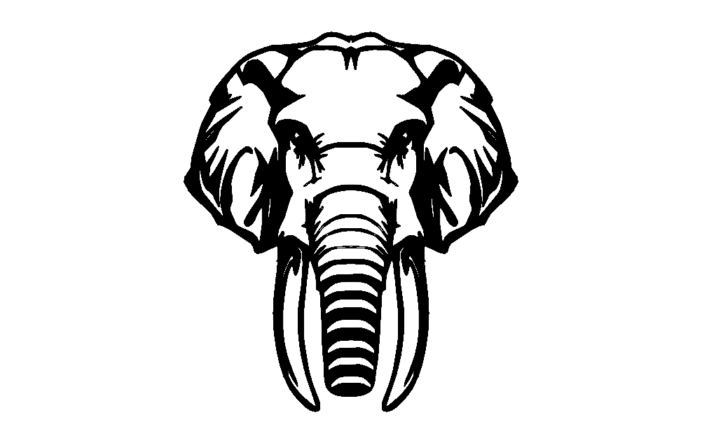 Elephant Free DXF File