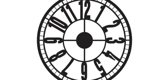 Clock To Laser Cut Download Free DXF File