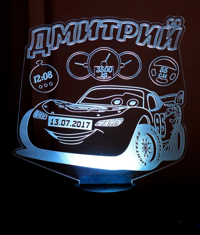 автомобили 3d ночной свет Template Free CDR Vectors Art