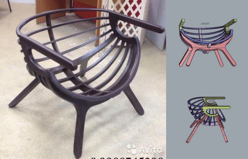 Laser Cut Cnc Windsor Chair Router Plans Free CDR Vectors Art