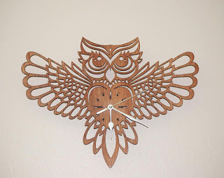 Owl Clock Design Free CDR Vectors Art