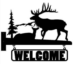 Download Welcome Moose Silhouette Free Dxf File For Free Download Vectors Art