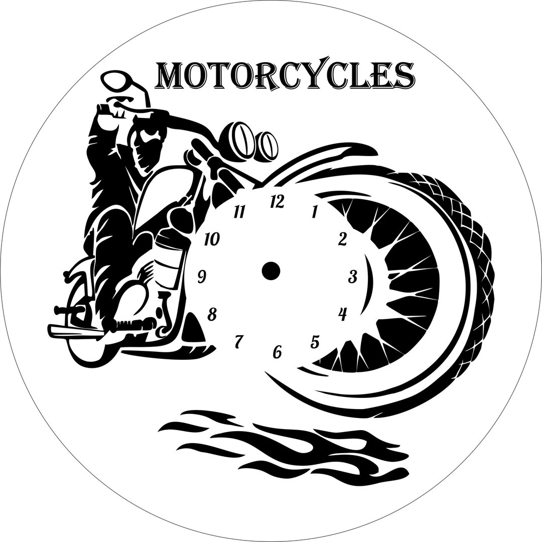 Motorcycles Free DXF File
