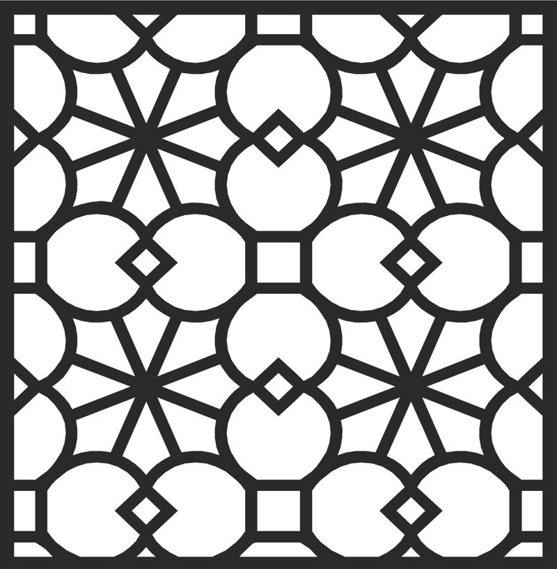Ornamental Patterns 5 Free DXF File