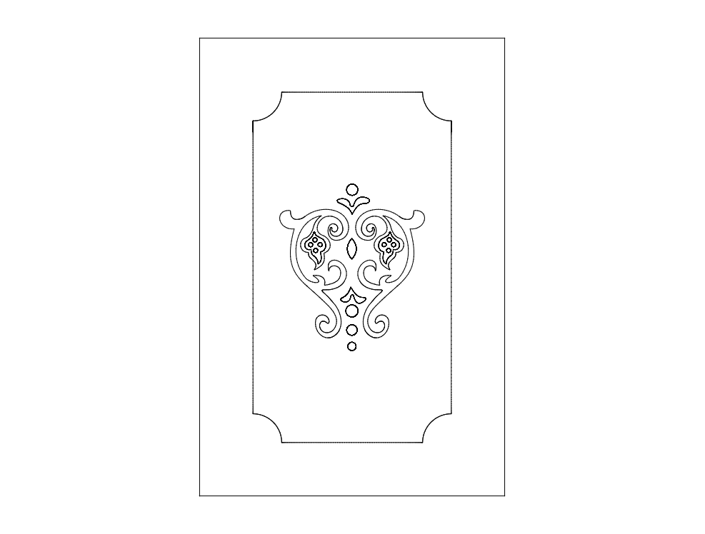 Patterns For Door Free DXF File