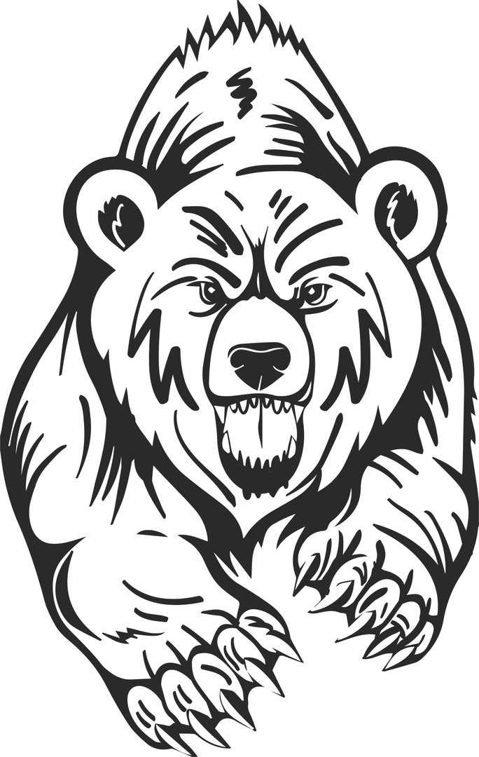 Grizzly Bear Free CDR Vectors Art