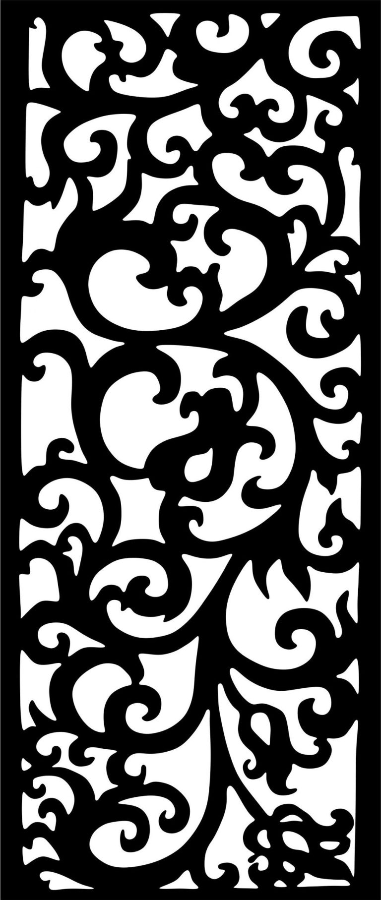 Decorative Screen Patterns For Laser Cutting 4 Free DXF File