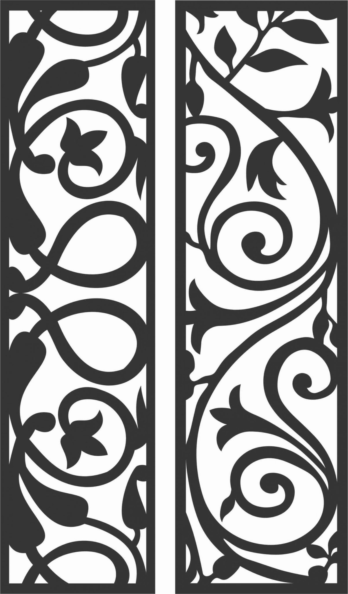 Decorative Screen Patterns For Laser Cutting 88 Free DXF File