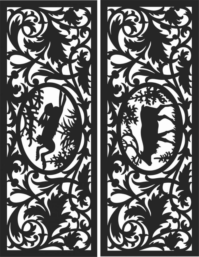 Decorative Screen Patterns For Laser Cutting 119 Free DXF File