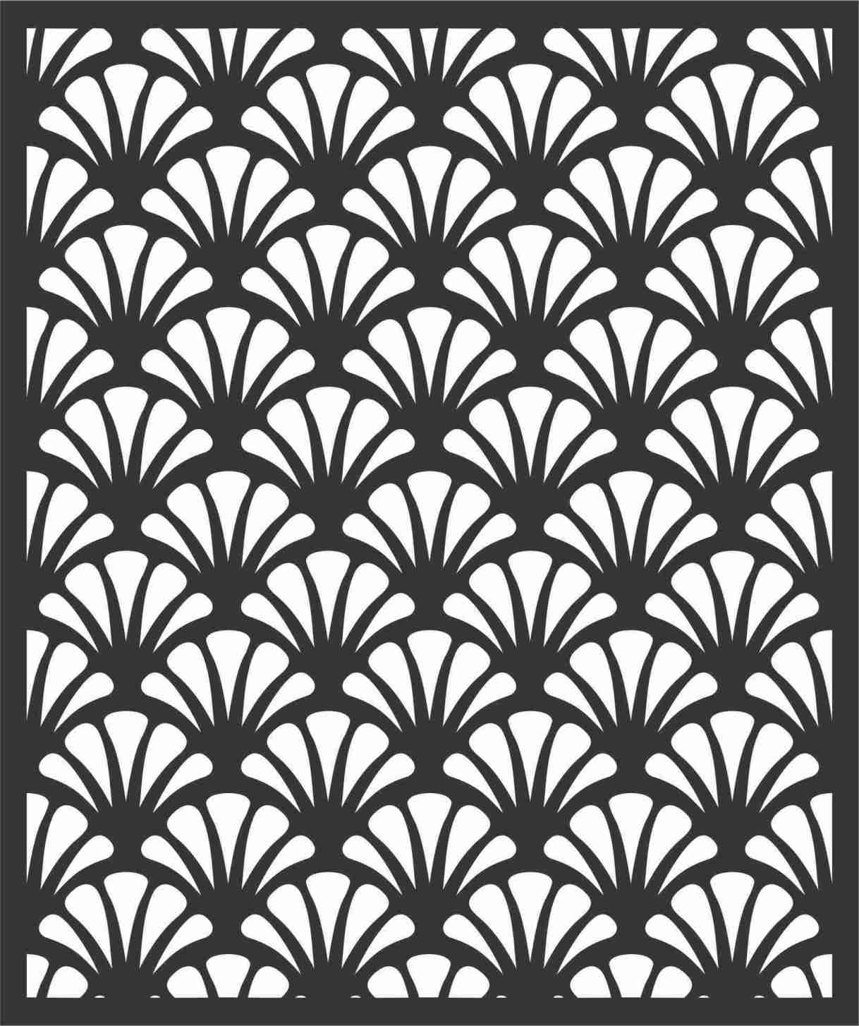 Decorative Screen Patterns For Laser Cutting 164 Free DXF File