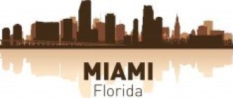 Miami Skyline Free CDR Vectors Art