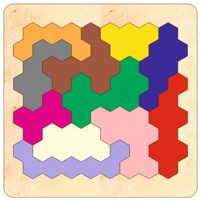 3d Wooden Tangram Puzzles Jigsaw Board Game Toys Laser Cutting Template Free CDR Vectors Art