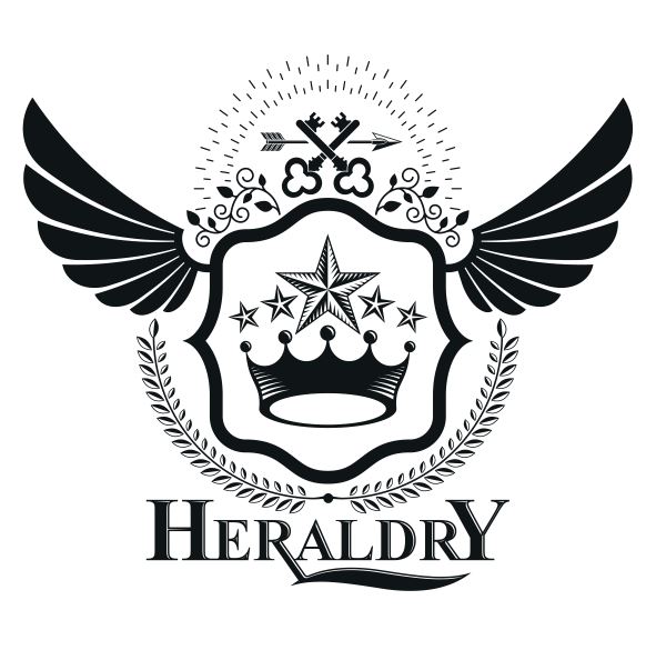 Heraldry Emblem Design Free CDR Vectors Art