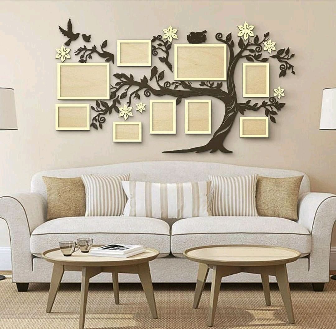 Laser Cut Patterned Wall Photo Frame Free CDR Vectors Art